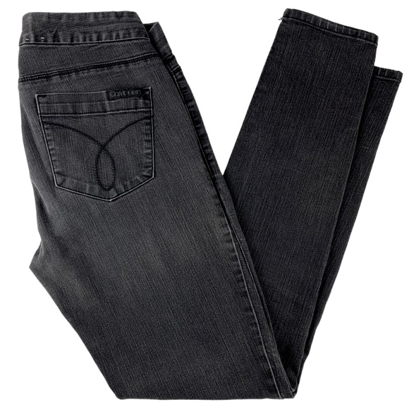 💥$45 TODAY ONLY!💥 CK Calvin Klein Jeans Skinny Gray Straight Leg Jeans/Jeggings - Picture 5 of 12